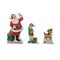 Set of 3 Wooden Christmas Santa, ELF, Reindeer Table Decor